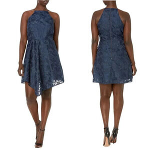 Keepsake Revolve Women's Size Small Sleeveless Plain Sight Lace Mini Dress Navy